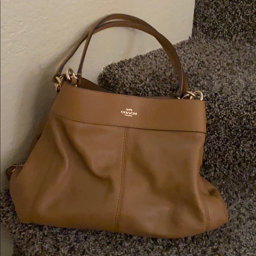 Brown Beautiful Coach Purse